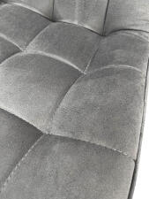 Стул ВВР Бостон графит/черный, велюр