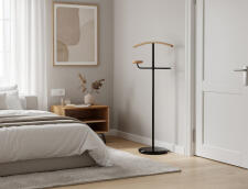 Вешалка SIGNAL ALBIN черный/бук