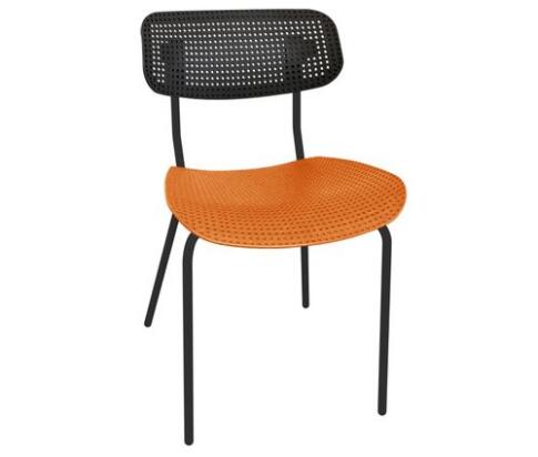 Стул Sheffilton SHT-S85М черный/оранжевый/черный муар Стул Sheffilton SHT-S85М черный/оранжевый/черный муар