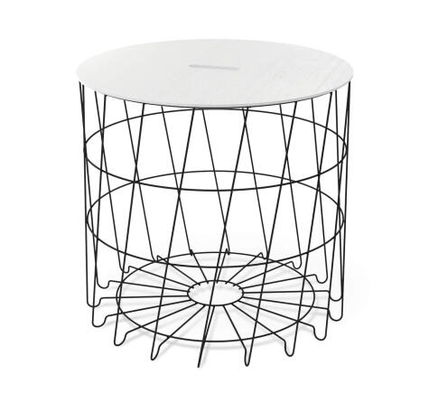 Стол журнальный Sheffilton SHT-CT41 сандал/черный муар