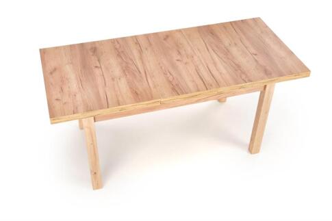 Стол обеденный HALMAR TIAGO 2 дуб крафт/дуб крафт 140-220/80