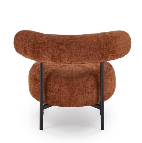 Кресло HALMAR HAZARD корица/черный