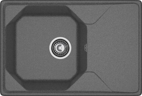 Кухонная мойка GRANFEST UNIQUE U-740L графит