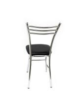 Стул ВВР Трио черный/хром, экокожа