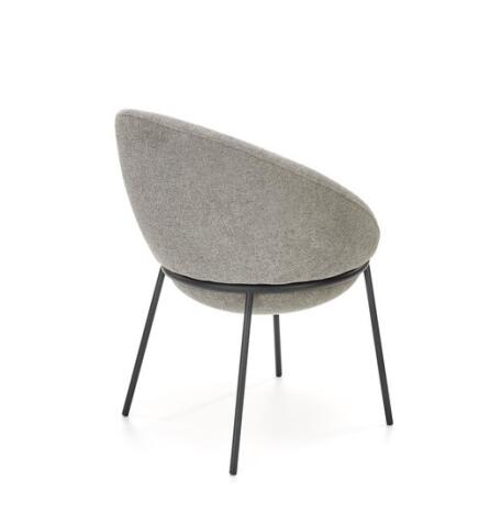 Стул HALMAR K482 серый/черный