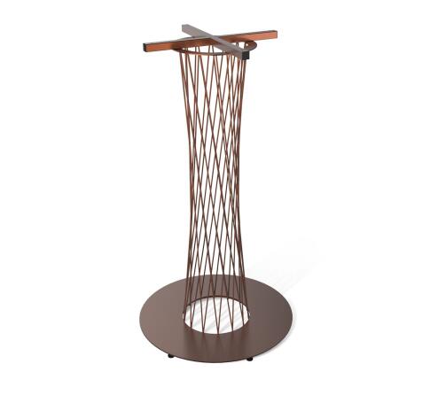 Основание для стола Sheffilton SHT-TU3/H110 артикул TU31 медный металлик