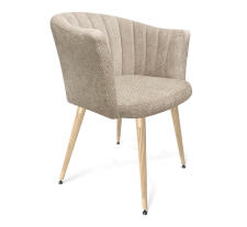 Стул Sheffilton SHT-ST42-1/S95-WH-1 милк/прозрачный лак/черный муар