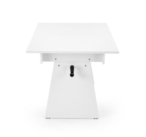 Стол-трансформер HALMAR ERIKA белый 120-160/70