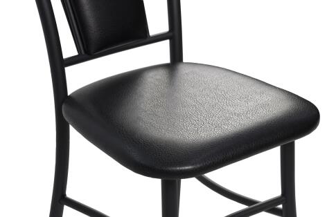 Стул ВВР Марсель Черный/черный, экокожа