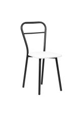 Стул ВВР Браун белый крокодил/черный, экокожа