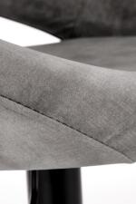 Стул барный HALMAR H102 серый/черный Стул барный HALMAR H102 серый/черный