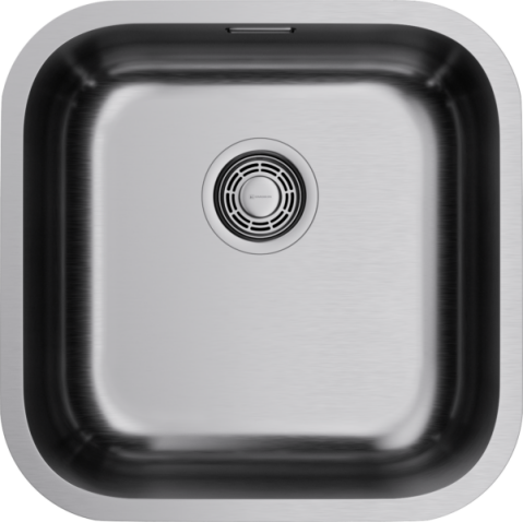 Кухонная мойка из нержавейки Omoikiri Omi 44-U/I-IN Quadro нержавеющая сталь