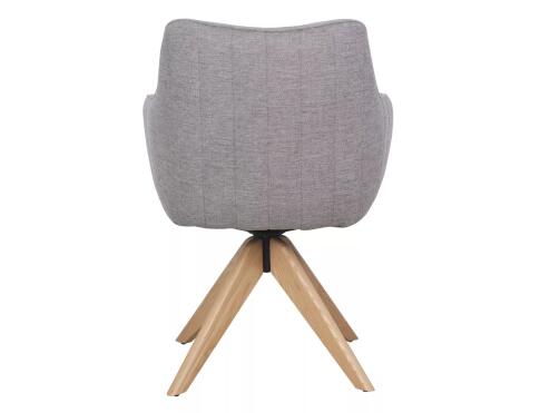 Стул SIGNAL AZALIA D Brego 07 серый/дуб, поворотный