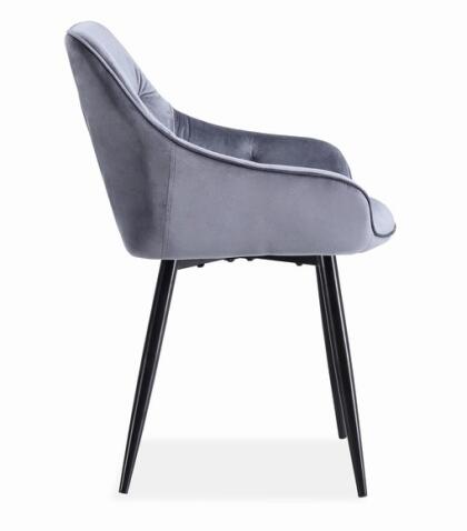 Стул HALMAR K487 серый/черный