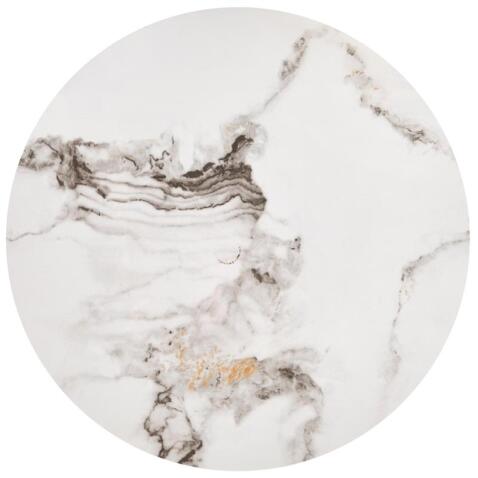 Комплект HALMAR GILDA (3 стола журнальных) белый мрамор/черный