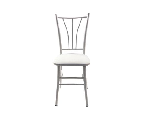 Стул ВВР Трилогия белый крокодил/белый, экокожа