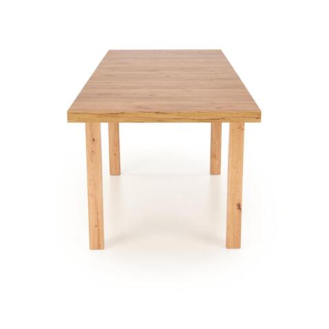 Стол обеденный HALMAR TIAGO 2 дуб крафт/дуб крафт 140-220/80