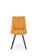 Стул HALMAR K549 горчичный/черный