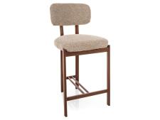 Стул барный SIGNAL MISAKI H-2 t.253 бежевый/орех