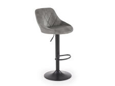 Стул барный HALMAR H101 серый/черный