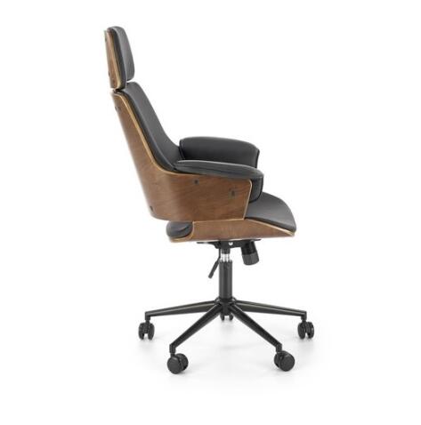 Кресло компьютерное HALMAR WEBER ореховый/черный