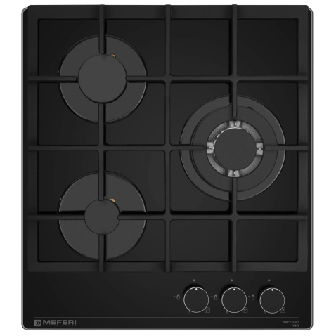 Варочная панель газовая MEFERI MGH453BK GLASS POWER