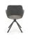 Стул HALMAR K494 серый/черный, поворотный
