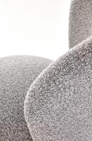 Стул барный HALMAR H126 серый/черный