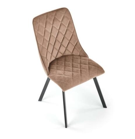 Стул HALMAR K450 бежевый/черный