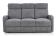 Диван HALMAR OSLO 3S раскладной, темно-серый