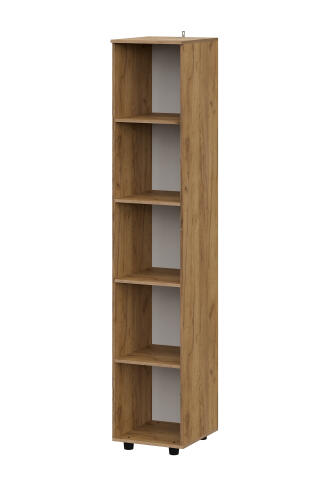 Пенал NN Мебель (МС Байкал К) Дуб Золотой/Графит