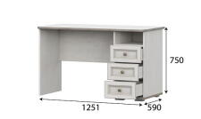 Стол SV-Мебель (МС Александрия) СТ-101 Серия 4 Сосна Санторини светлый