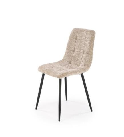 Стул HALMAR K547 бежевый/черный