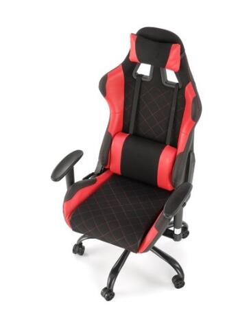 Кресло компьютерное HALMAR DRAKE красный/черный