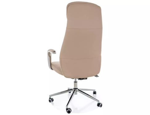 Кресло компьютерное SIGNAL Q-05 бежевый/хром