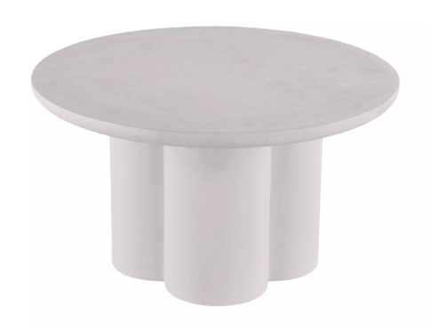 Стол журнальный SIGNAL ROSALIA светло-серый 80/45