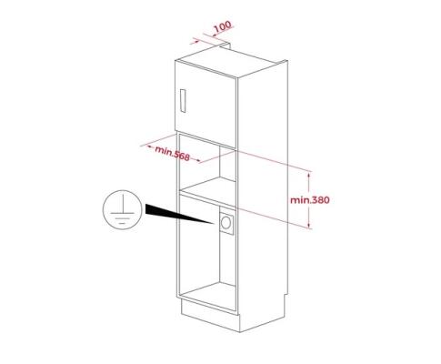 Микроволновая печь TEKA ML 8210 BIS NIGHT RIVER BLACK