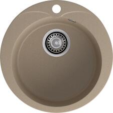 Кухонная мойка GRANFEST RONDO R-480 песочный