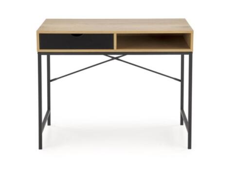 Стол компьютерный HALMAR B50 натуральный/черный