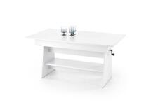 Стол-трансформер HALMAR ERIKA белый 120-160/70