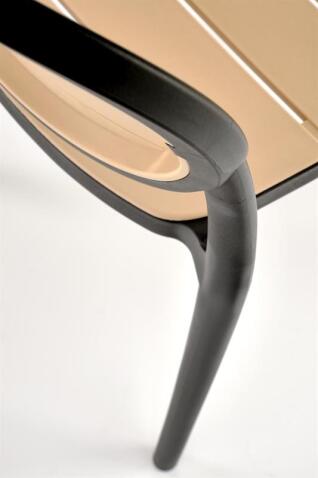 Стул HALMAR K529 черный/натуральный