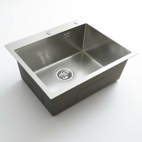 Кухонная мойка из нержавейки BLANTEK LS-5848ST Stone texture