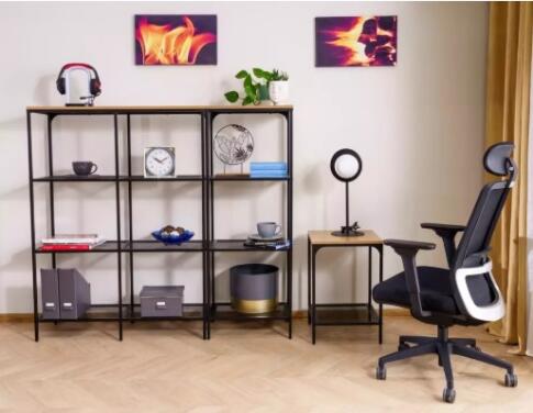 Стеллаж SIGNAL LEX A дуб/черный 136/100