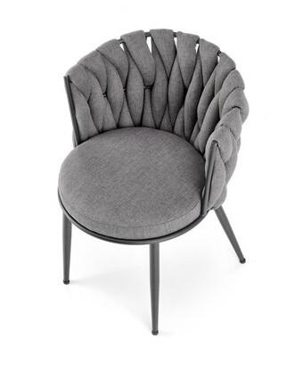 Стул HALMAR K516 серый/черный