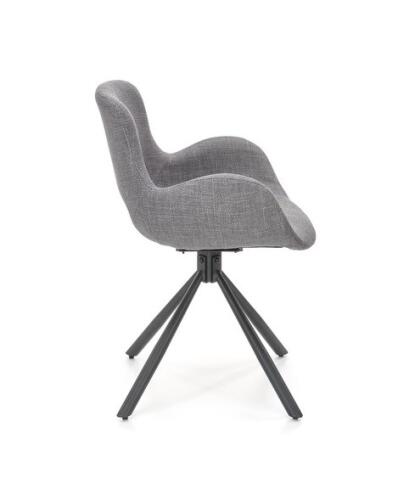 Стул HALMAR K475 серый/черный