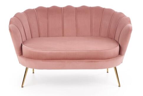 Софа HALMAR AMORINITO XL светло-розовый/золотой