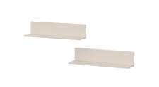 Полка навесная NN Мебель (МС Калипсо К) Меланж (комплект 2шт)