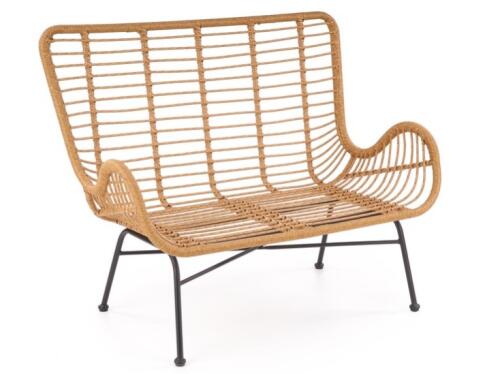 Софа HALMAR IKARO XL натуральный/черный