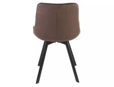 Стул SIGNAL MONTI Velvet Bluvel 38 капучино/черный, поворотный