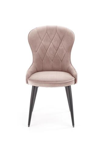 Стул HALMAR K366 бежевый/черный